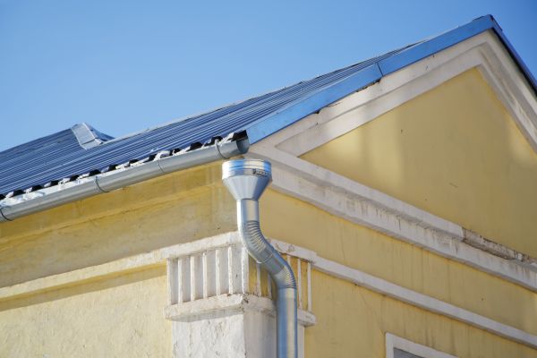 Steel Downspout Installation in Muncie