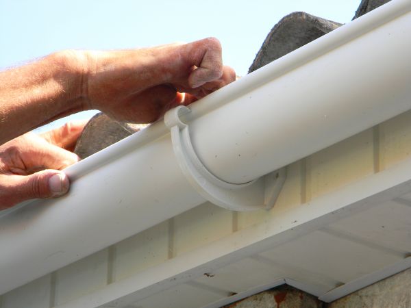 Plastic Gutter Repair in Muncie