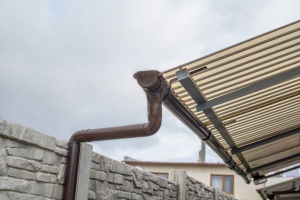 Plastic Downspout Installation in Muncie